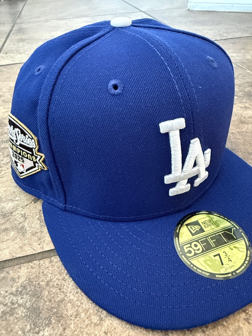 NWT! LA Dodgers 2025 WS Champions New Era 59FIFTY Fitted Hat